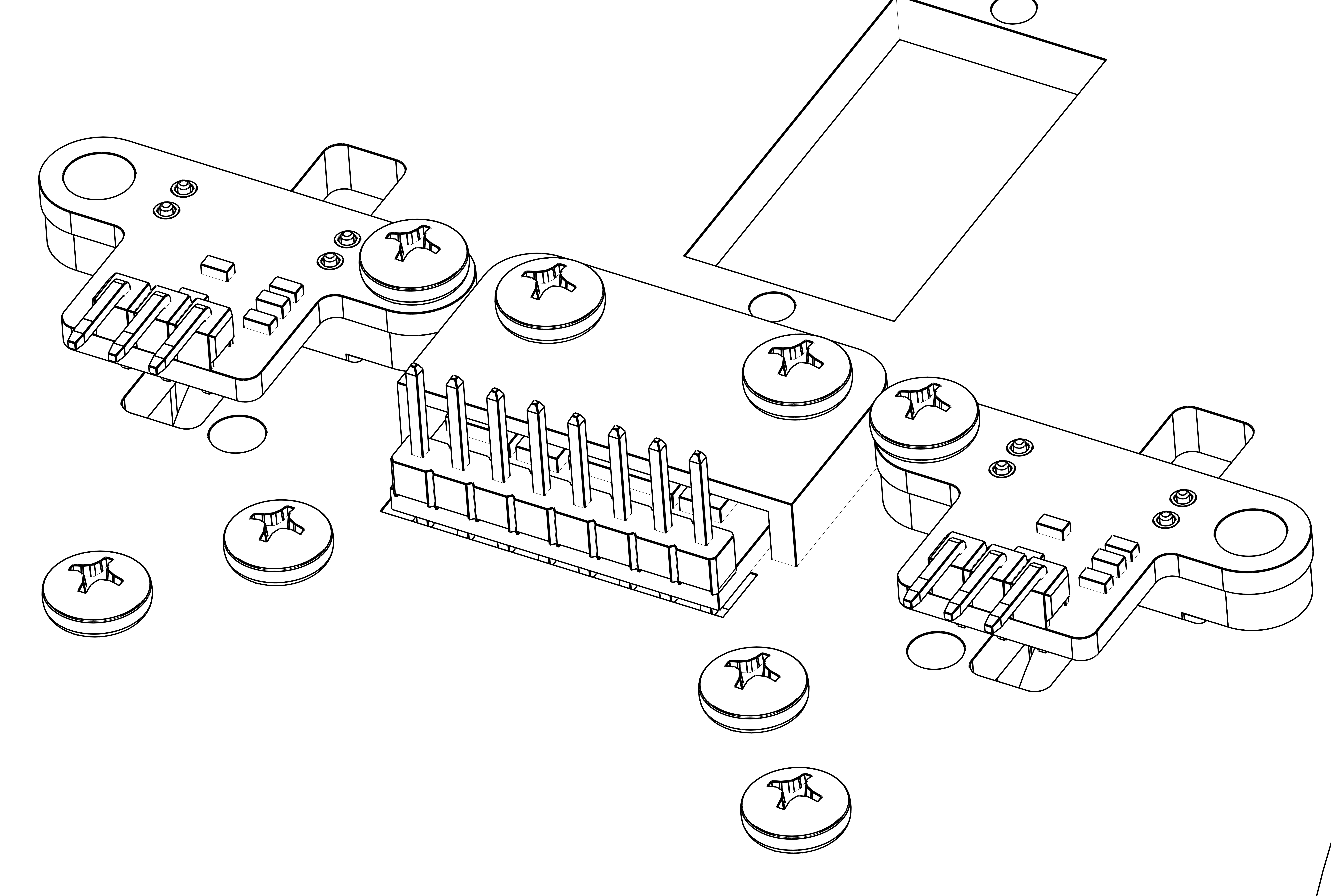 optical interrupt sensors attached