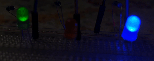 3 led's